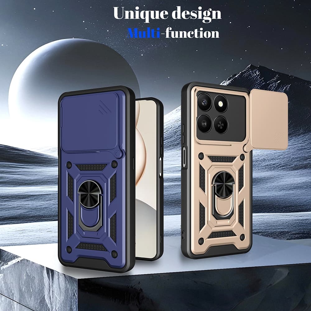 Techsuit CamShield Series - θήκη για Honor X5c Plus - Χρυσό 6