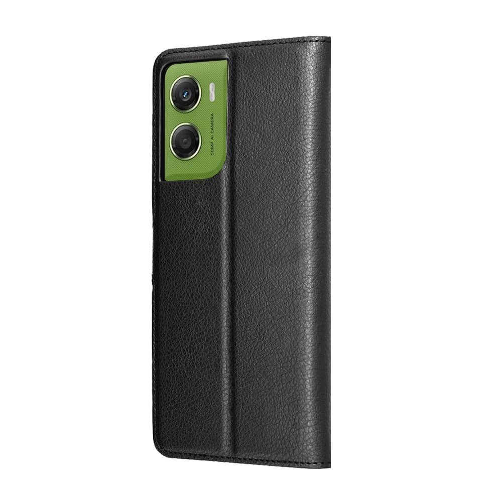 Techsuit Leather Folio - θήκη για Motorola Moto G06 - Μαύρο 5