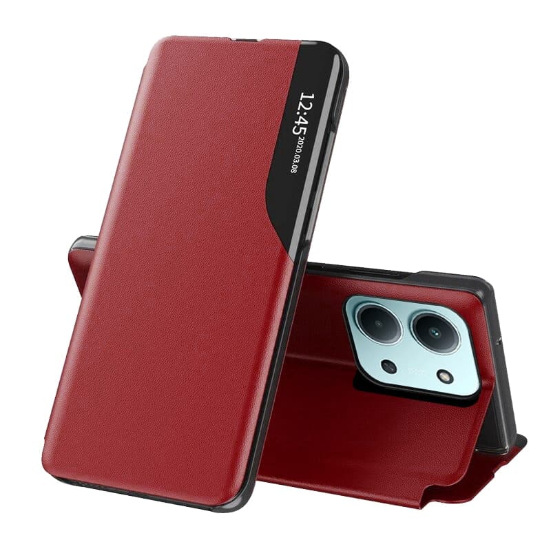 Techsuit eFold Series - θήκη για Xiaomi Redmi 15C / 4G 5G Poco C85 - Κόκκινο