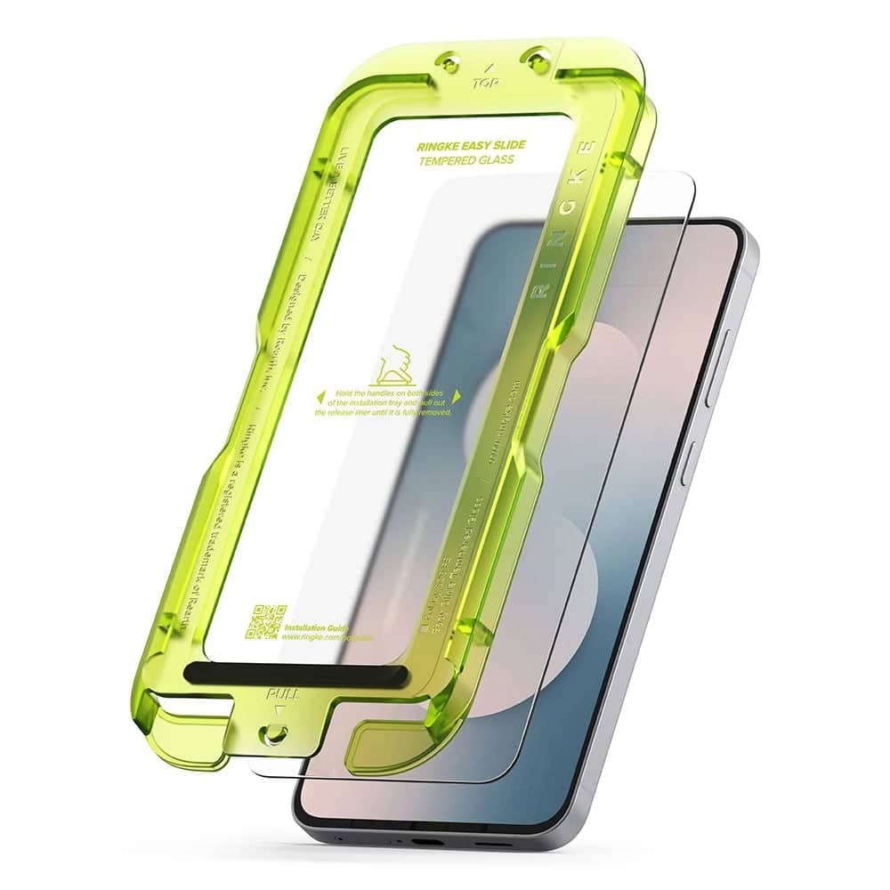 Ringke - Easy Slide Tempered Glass (2 Pack) - Samsung Galaxy S25 Fe - Clear 2