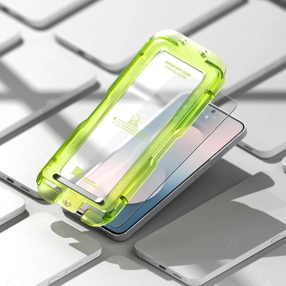 Ringke - Easy Slide Tempered Glass (2 Pack) - Samsung Galaxy S25 Fe - Clear 5