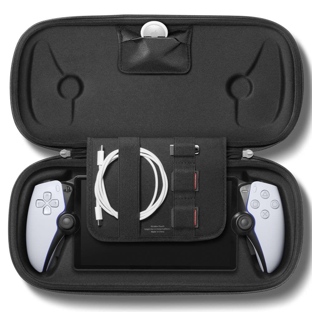 Spigen - Klasden Pouch - Sony Playstation Portal Remote, For Accessories - Charcoal Grey 3