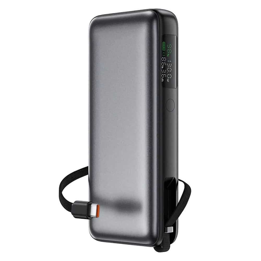 Acefast - Power Bank (m22-20000) - With Καλώδιο, Type-C, 20000mah, 74wh, Pd130w, Two-Way Fast Charging, Led Display - Black