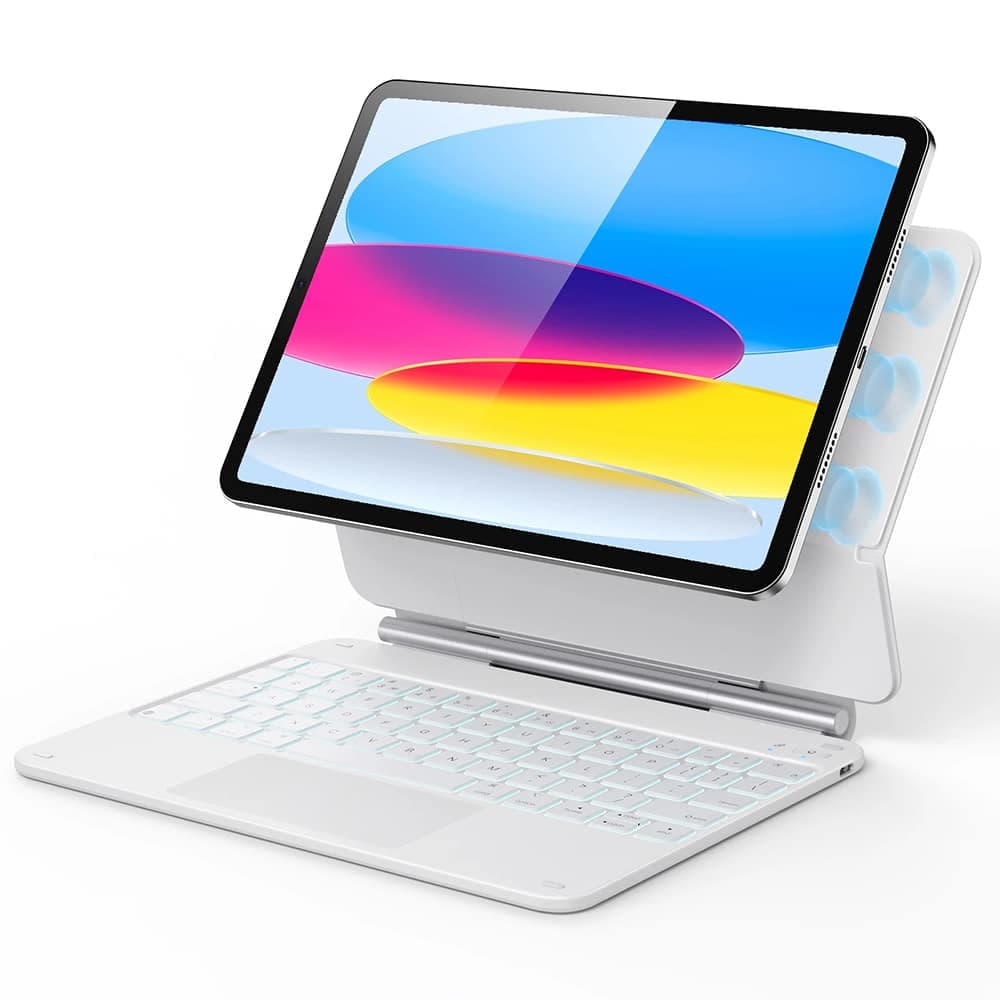 ESR - Μαγνητικό Πληκτρολόγιο Rebound - iPad 10 (2022) 10.9 / 11 (2025) - Λευκό