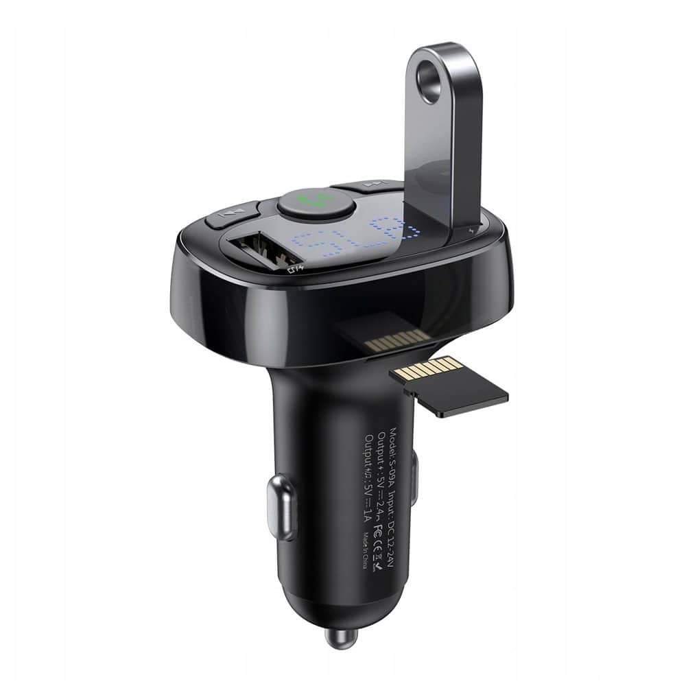 Bluetooth transmitter / car charger Baseus S-09A (Overseas Edition) - Μαύρο 2