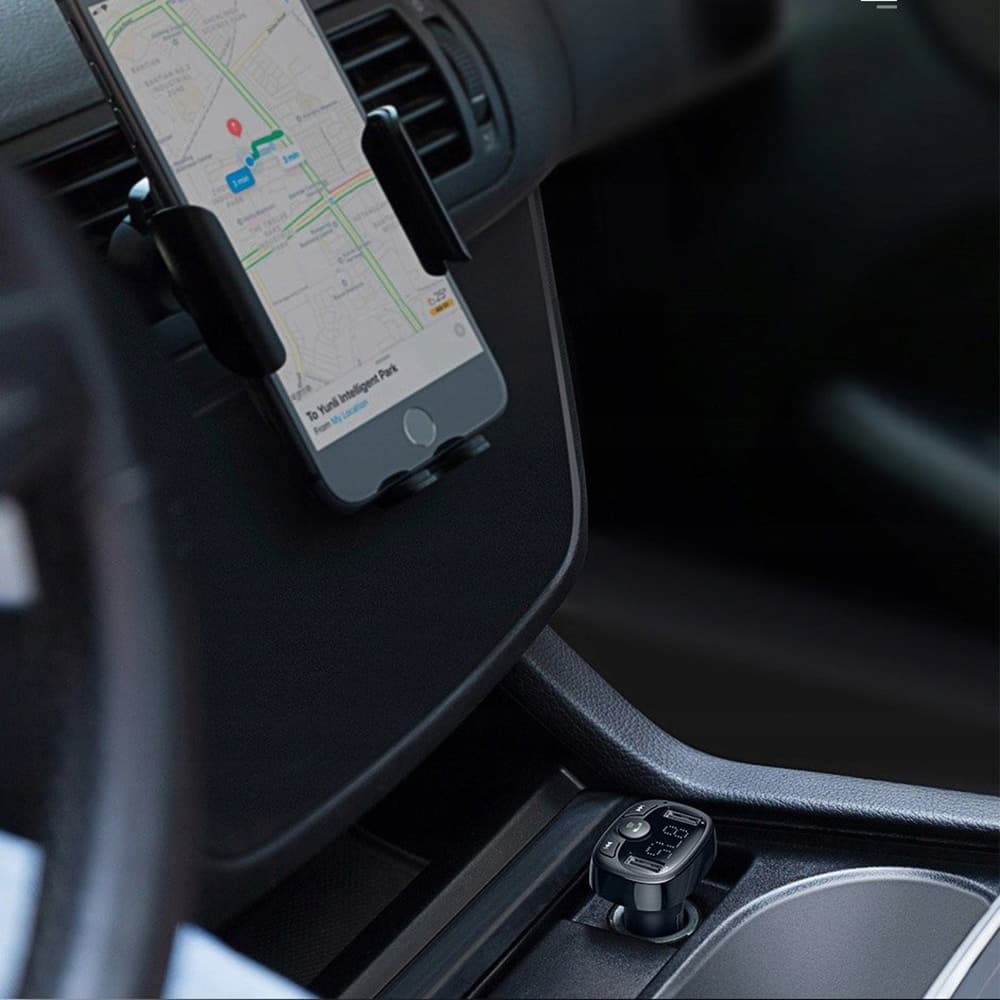 Bluetooth transmitter / car charger Baseus S-09A (Overseas Edition) - Μαύρο 5