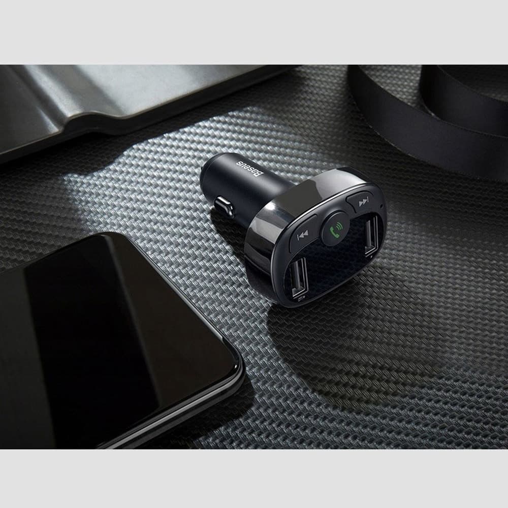 Bluetooth transmitter / car charger Baseus S-09A (Overseas Edition) - Μαύρο 7