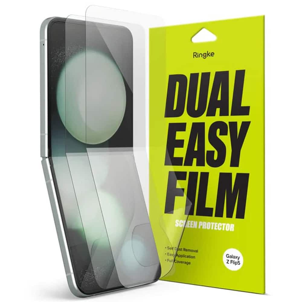 Ringke - Dual Easy Full (2 Pack) - Samsung Galaxy Z Flip5 - Clear