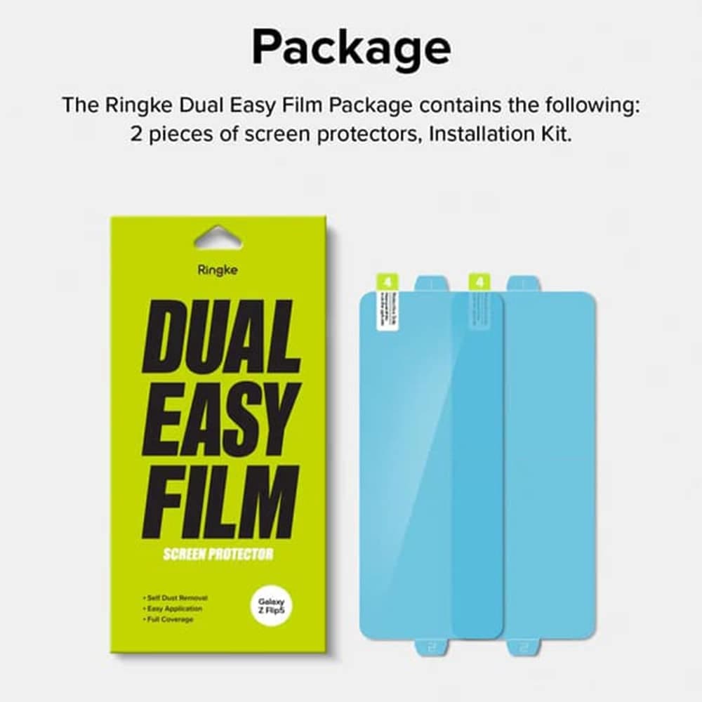 Ringke - Dual Easy Full (2 Pack) - Samsung Galaxy Z Flip5 - Clear 7