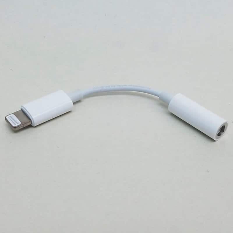 Apple MMX62ZM/A Lightning to 3.5mm Mini Jack Female Adapter Λευκό 5
