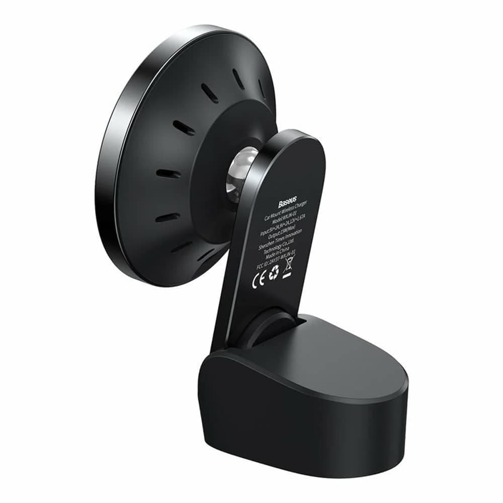 Baseus Big Energy car mount with wireless charger 15W for iPhone 12 (Black) 2