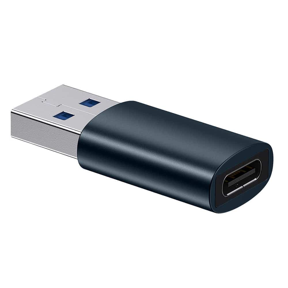 Baseus Ingenuity Series Mini USB 3.1 OTG to USB Type C adapter Μπλέ (ZJJQ000103) 3