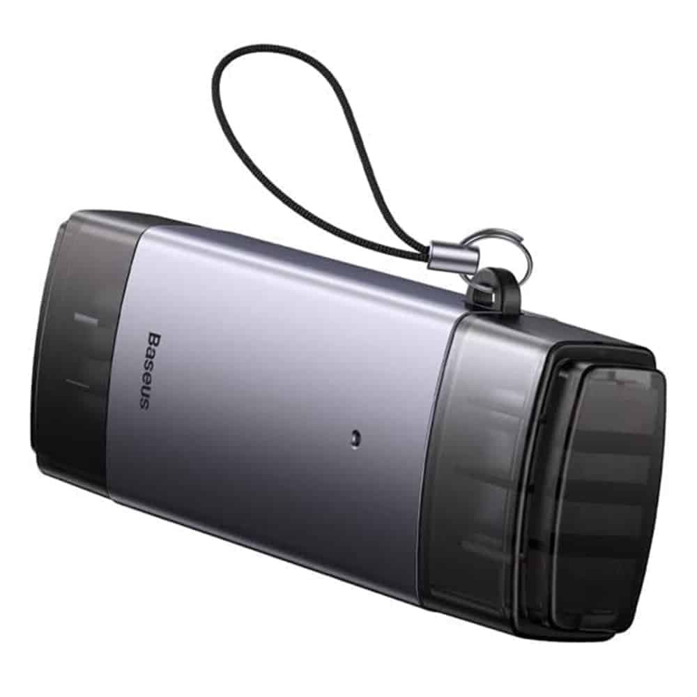 Baseus Lite Series USB-A & Type-C to SD/TF Card Reader Grey