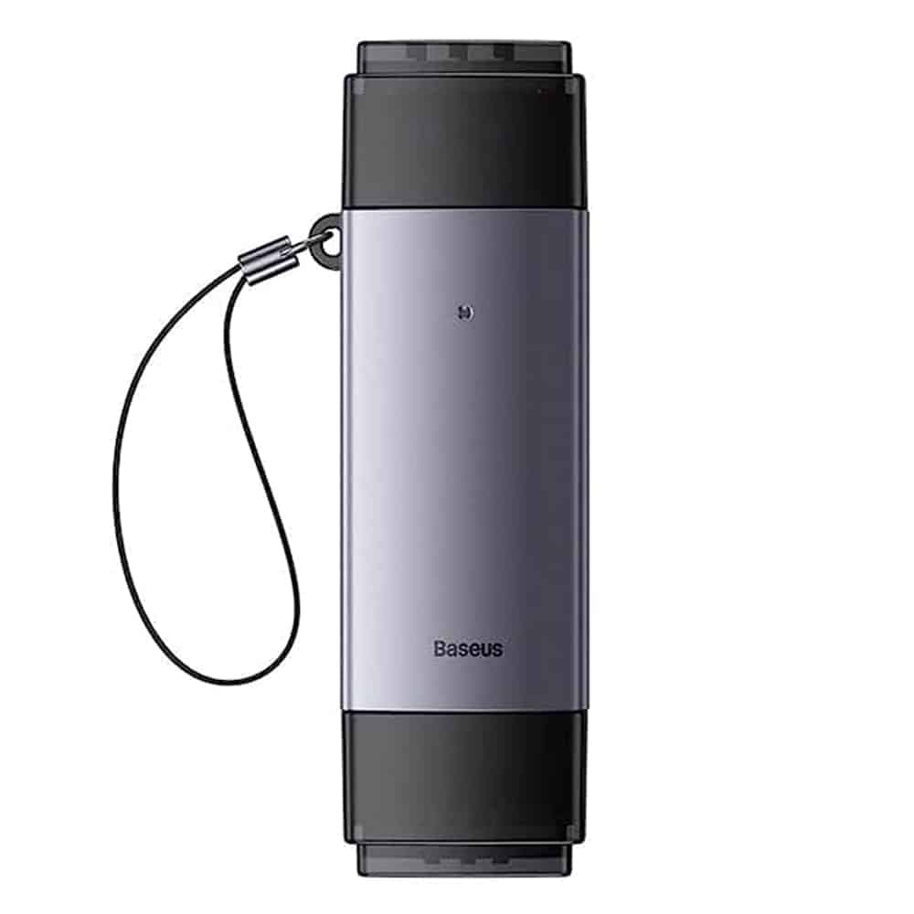 Baseus Lite Series USB-A & Type-C to SD/TF Card Reader Grey 2