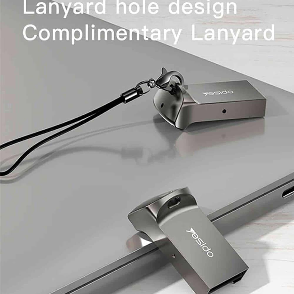 Yesido - Card Reader (gs20) - Usb To Tf Card, Aluminium Alloy, 480mbps - Grey 2