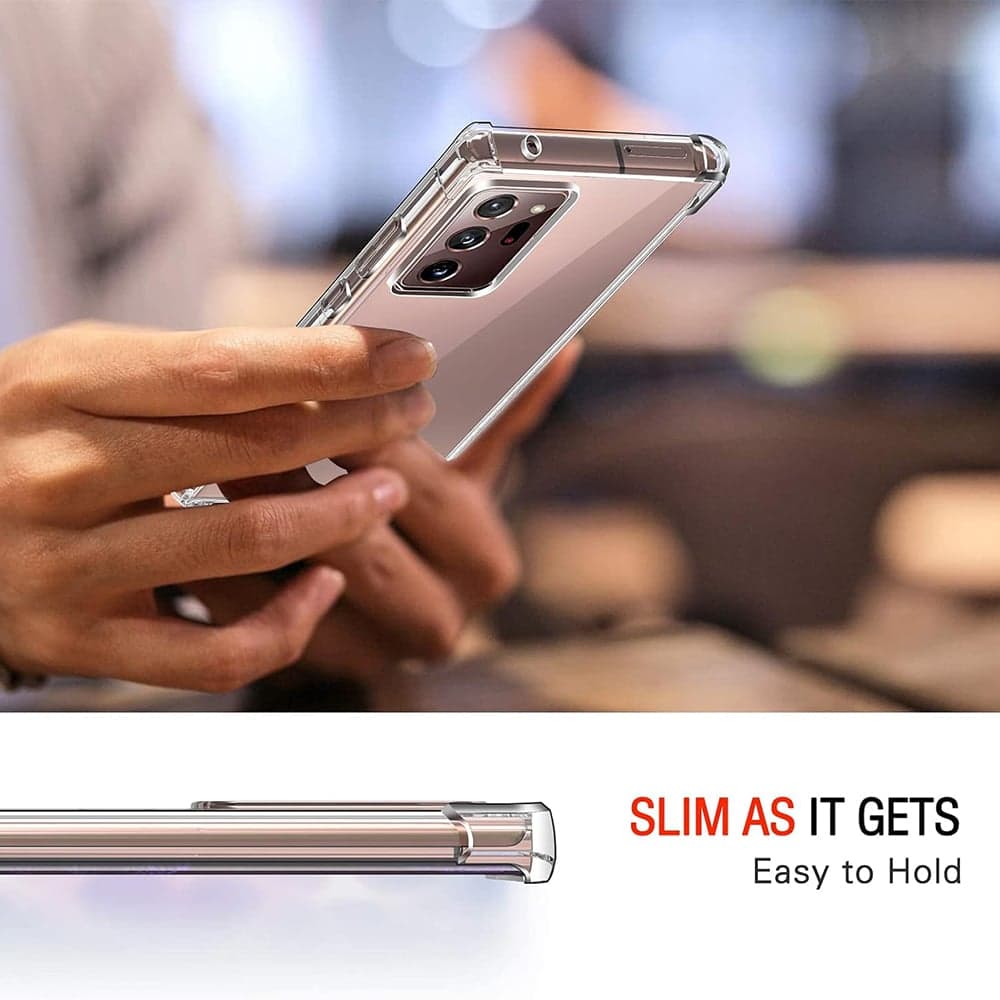 Techsuit Shockproof Clear Silicone - θήκη για Samsung Galaxy Note20 Ultra - Διάφανο 5