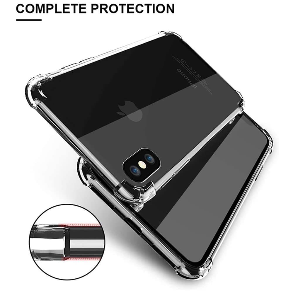 Techsuit Shockproof Clear Silicone - θήκη για Apple iPhone XS Max - Διάφανο 2