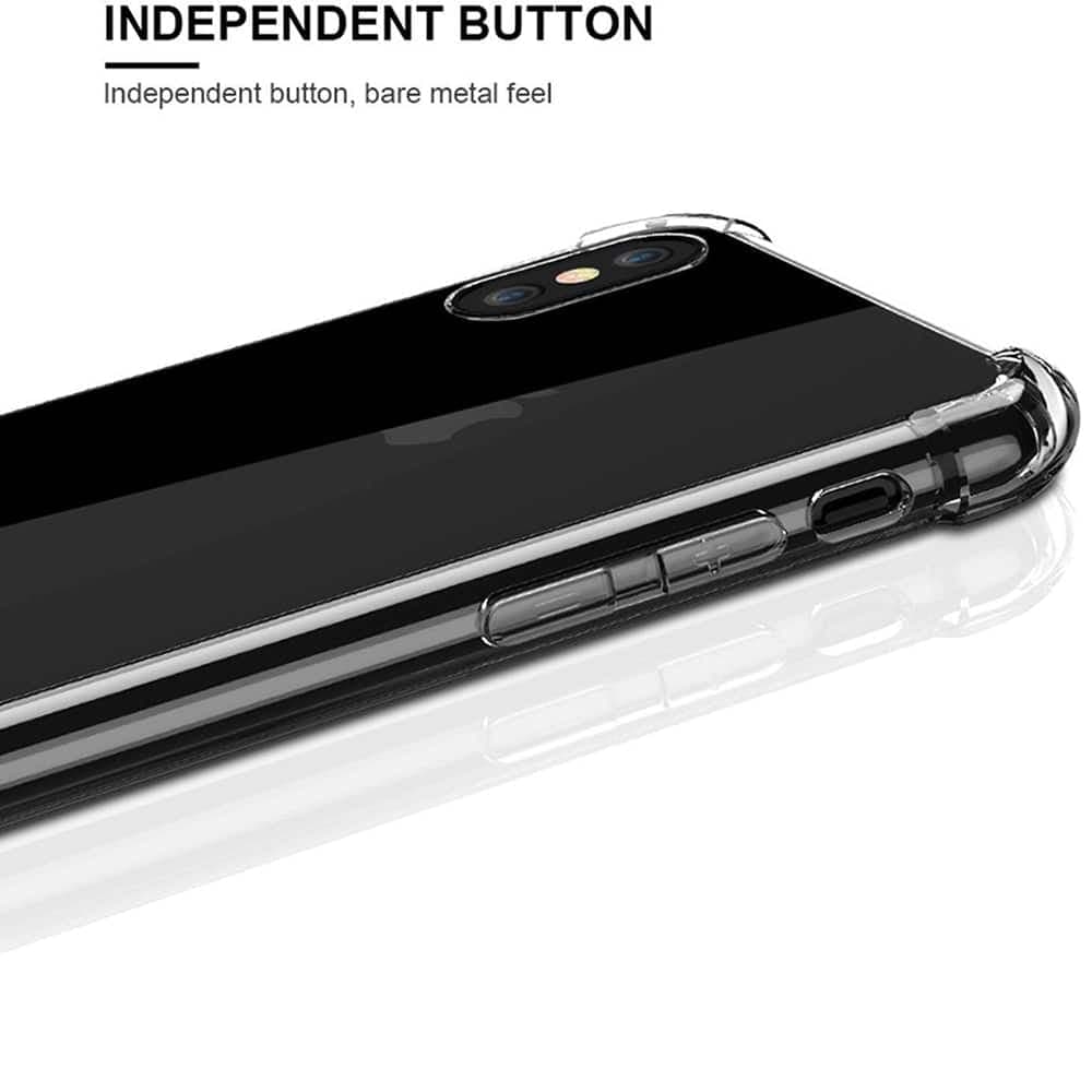 Techsuit Shockproof Clear Silicone - θήκη για Apple iPhone XS Max - Διάφανο 4
