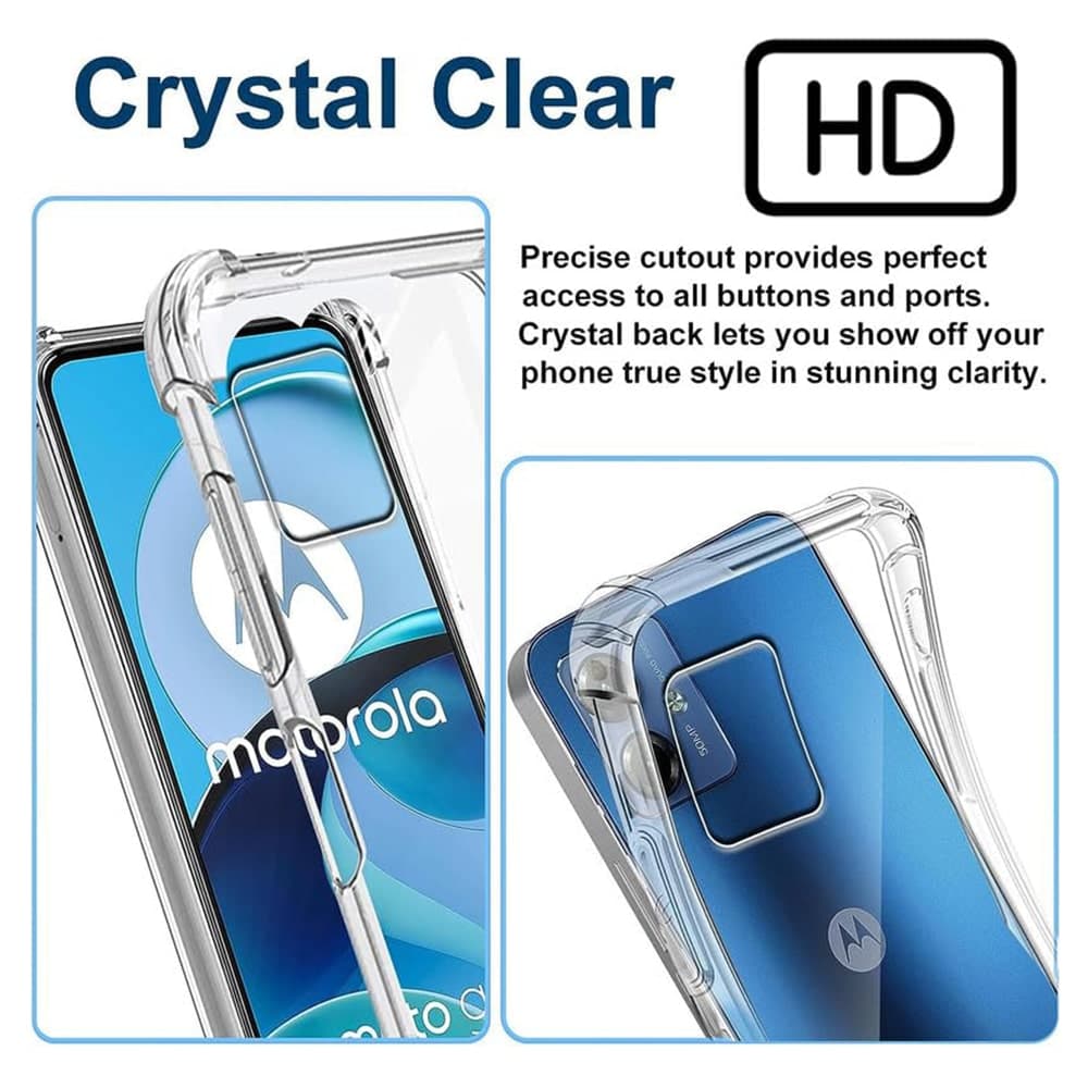Techsuit Shockproof Clear Silicone - Motorola Moto G54 - Διάφανο 5