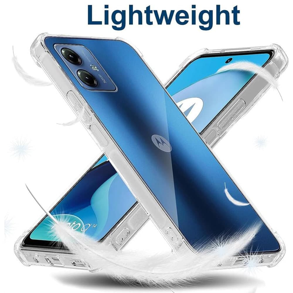 Techsuit Shockproof Clear Silicone - Motorola Moto G54 - Διάφανο 3