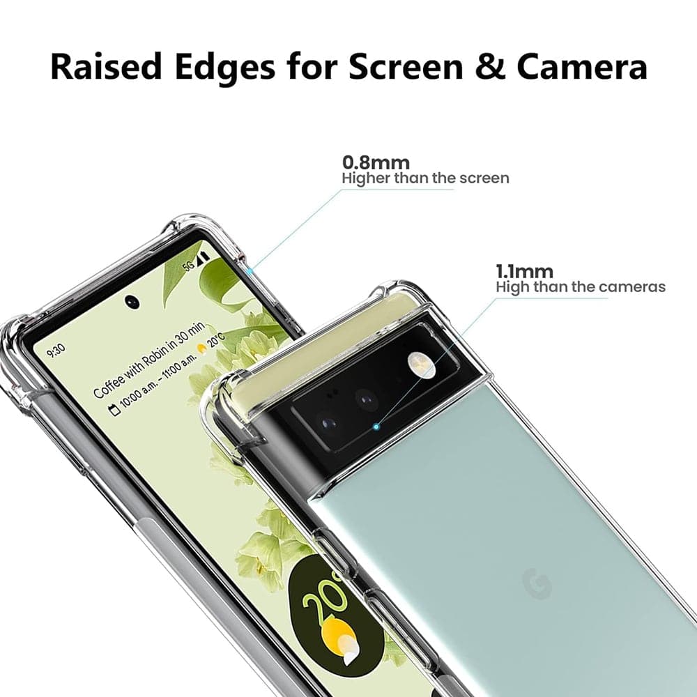 Techsuit Shockproof Clear Silicone - θήκη για Google Pixel 6 Pro - Διάφανο 4