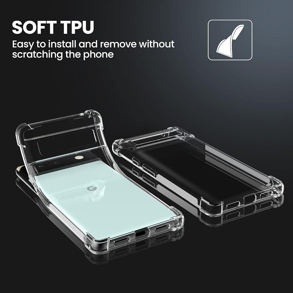 Techsuit Shockproof Clear Silicone - θήκη για Google Pixel 6 Pro - Διάφανο 6