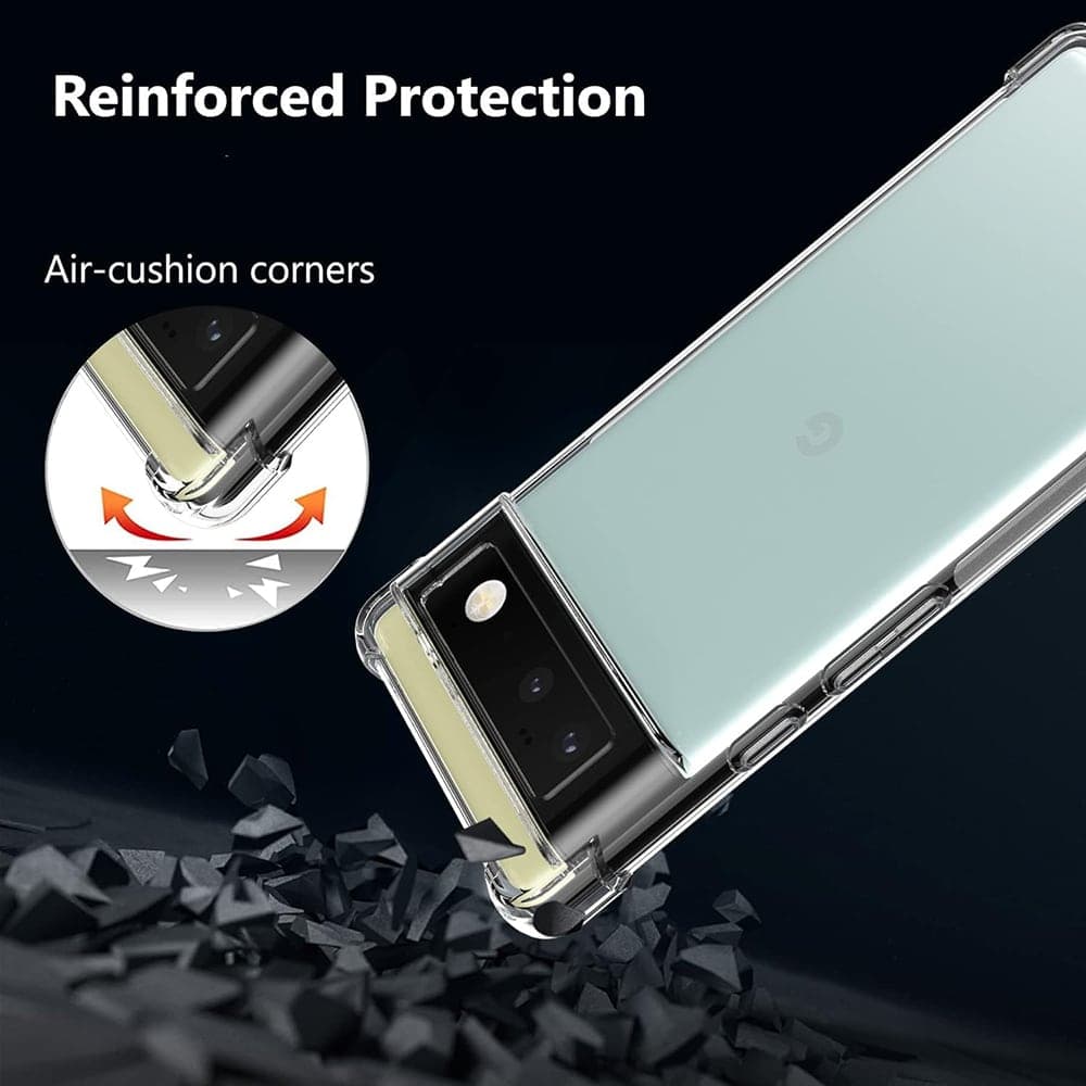 Techsuit Shockproof Clear Silicone - θήκη για Google Pixel 6 Pro - Διάφανο 3