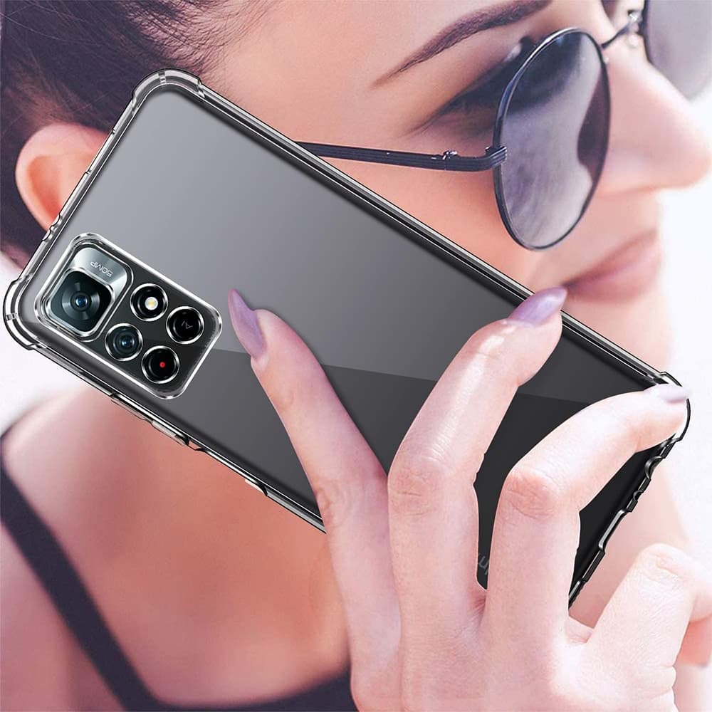 Techsuit Shockproof Clear Silicone - θήκη για Xiaomi Redmi Note 11 - Διάφανο 6