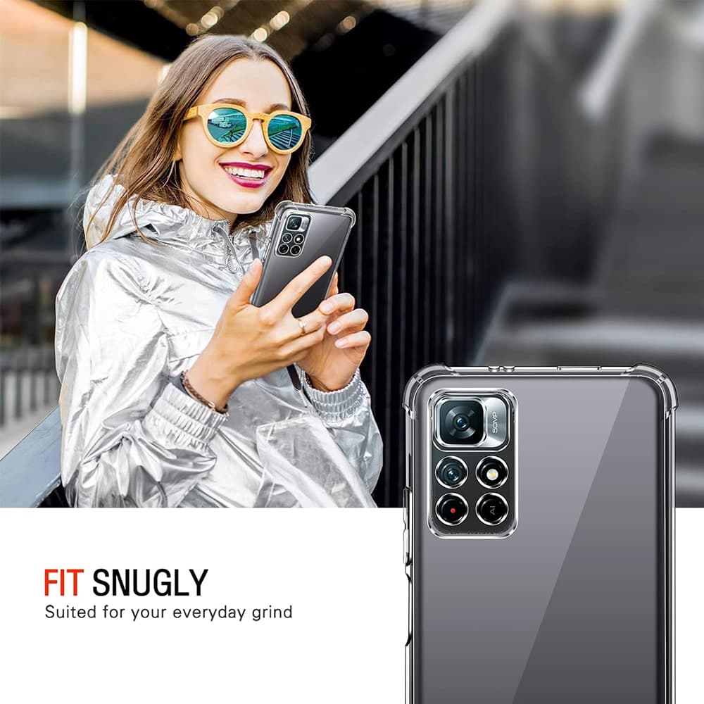Techsuit Shockproof Clear Silicone - θήκη για Xiaomi Redmi Note 11 - Διάφανο 5
