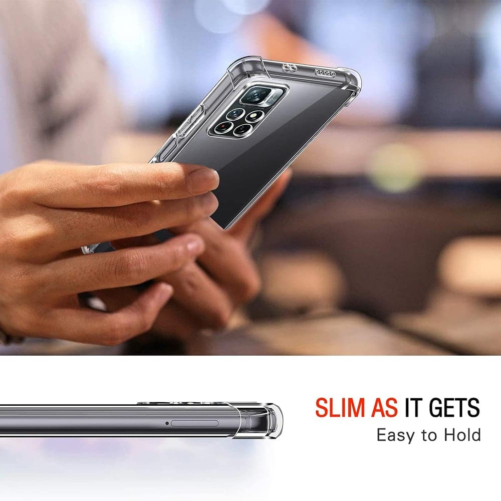 Techsuit Shockproof Clear Silicone - θήκη για Xiaomi Redmi Note 11 - Διάφανο 2