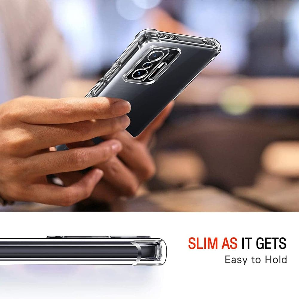 Techsuit Shockproof Clear Silicone - θήκη για Xiaomi 11T - Διάφανο 4