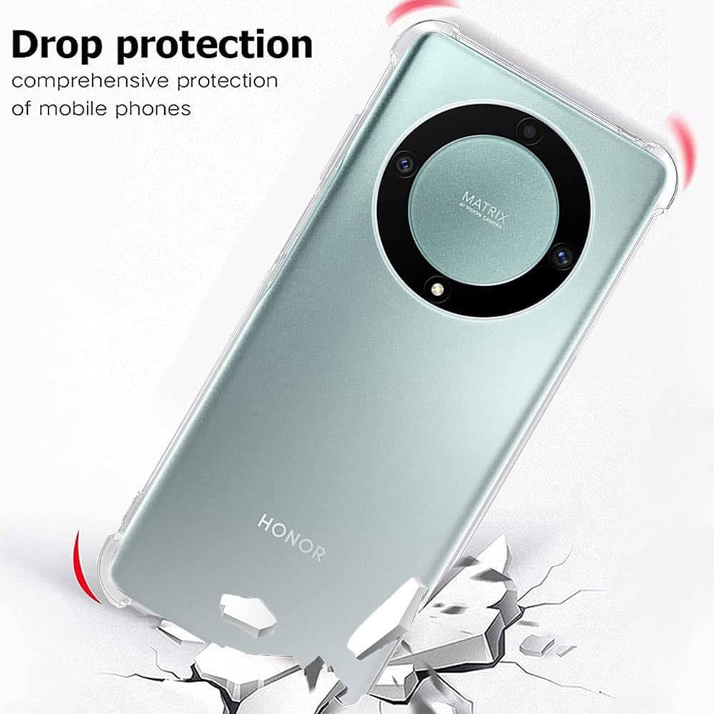 Techsuit Shockproof Clear Silicone - θήκη για Honor Magic5 Lite - Διάφανο 4