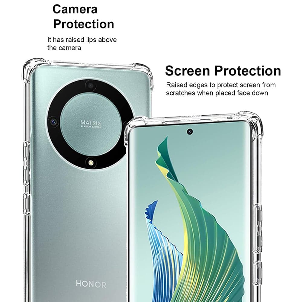 Techsuit Shockproof Clear Silicone - θήκη για Honor Magic5 Lite - Διάφανο 5