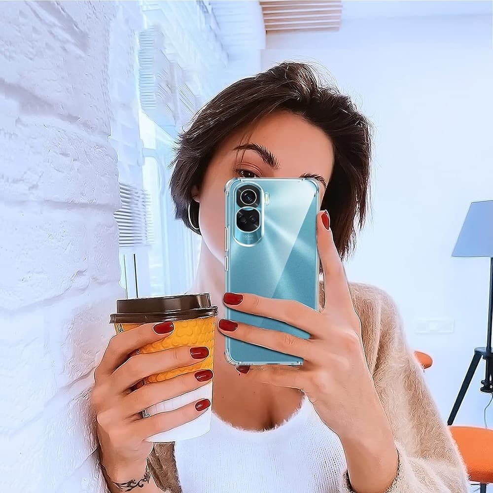 Techsuit Shockproof Clear Silicone - Honor 90 Lite - Διάφανο 6