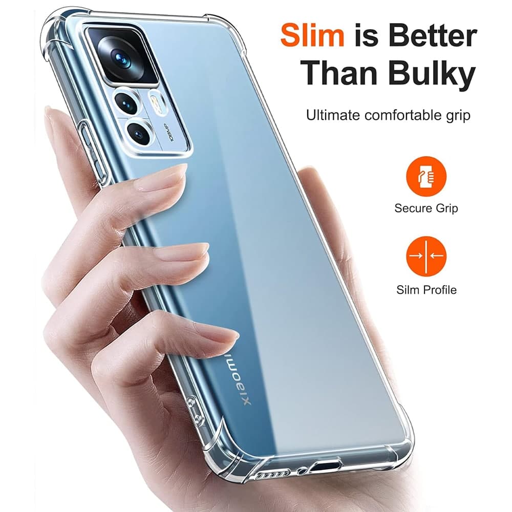 Techsuit Shockproof Clear Silicone - θήκη για Xiaomi 12T - Διάφανο 2