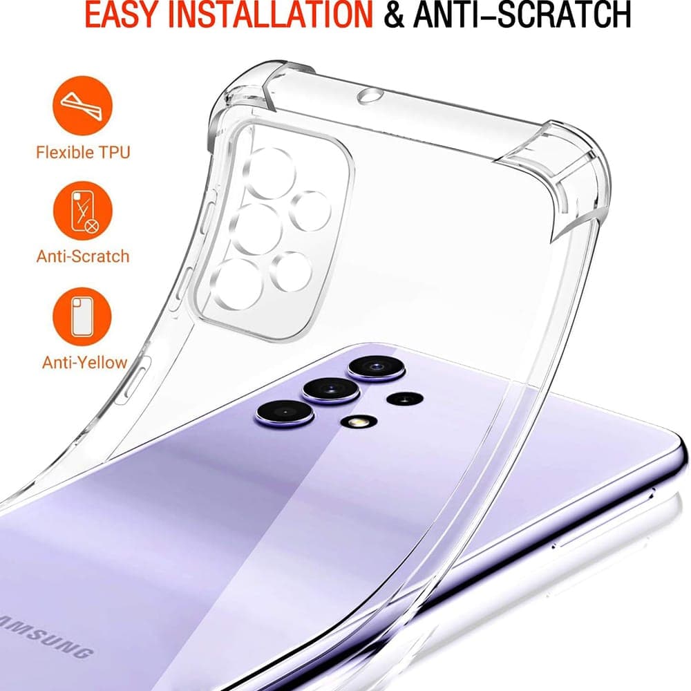 Techsuit Shockproof Clear Silicone - θήκη για Samsung Galaxy A52 - Διάφανο 5