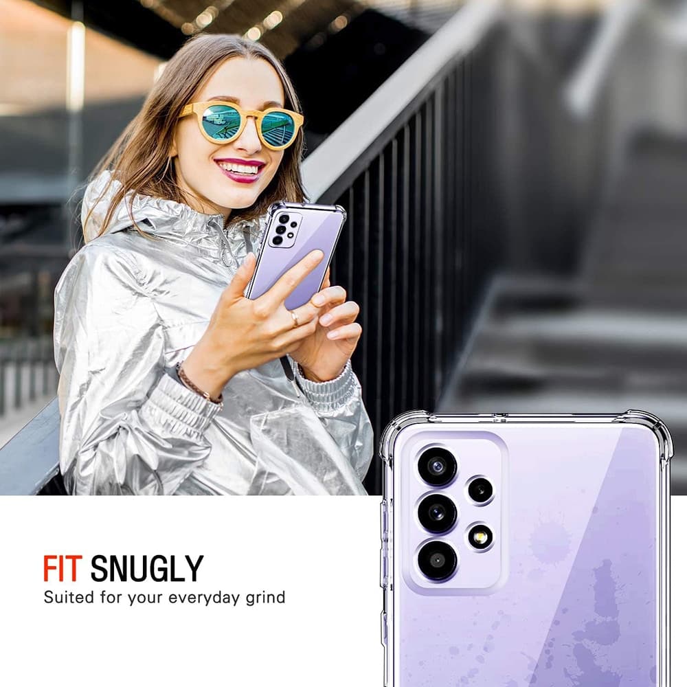 Techsuit Shockproof Clear Silicone - θήκη για Samsung Galaxy A52 - Διάφανο 4