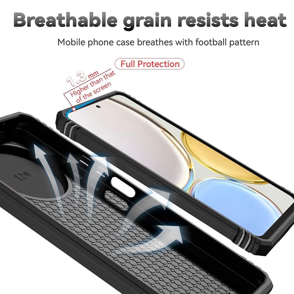 Techsuit CamShield Series - θήκη για Honor Magic6 Lite - Μαύρο 5