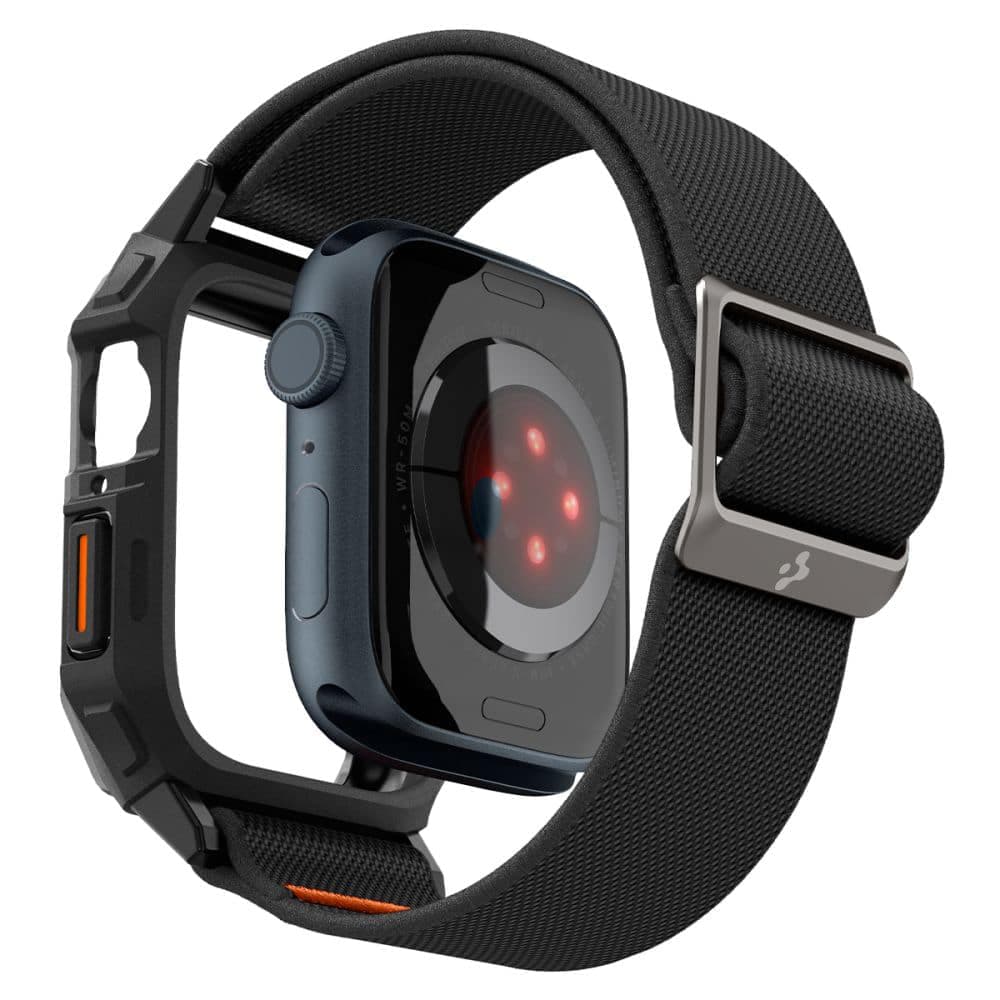 Spigen Lite Fit PRO Apple Watch 4/5/6/7/ 8/9/SE 44/45mm ματ μαύρο ACS07103