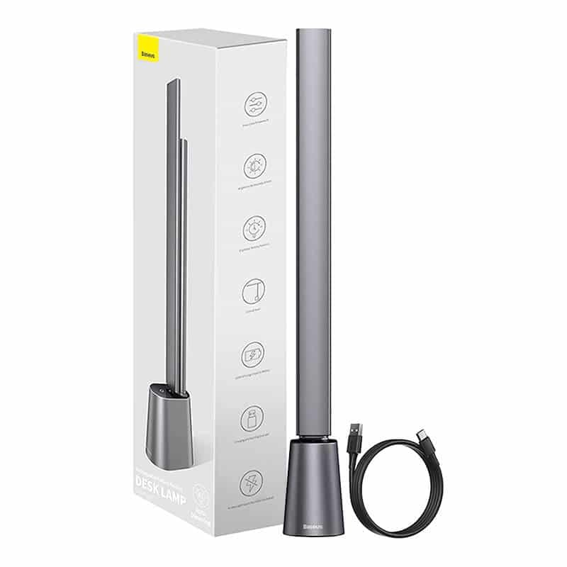 Baseus Smart Eye ασύρματο φωτιστικό γραφείου με μπαταρία 2200 mAh gray (DGZG-0G) 7