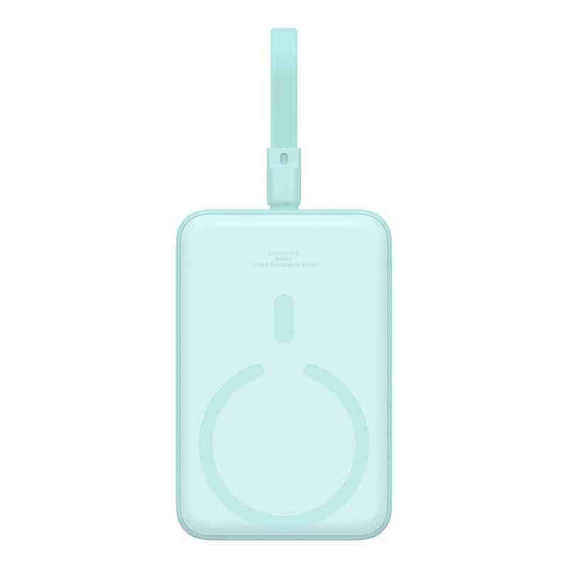 Baseus Magnetic Mini MagSafe 10000mAh 20W powerbank με ενσωματωμένο καλώδιο Lightning - μπλε 2