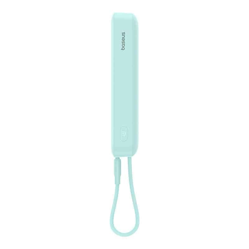 Baseus Magnetic Mini MagSafe 10000mAh 20W powerbank με ενσωματωμένο καλώδιο Lightning - μπλε 5