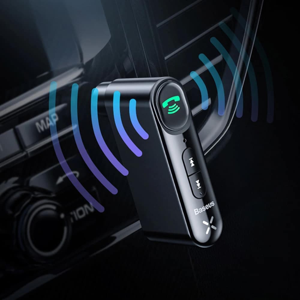 Bluetooth AUX transmitter Baseus BSBA-02 (Overseas Edition) - Μαύρο 10