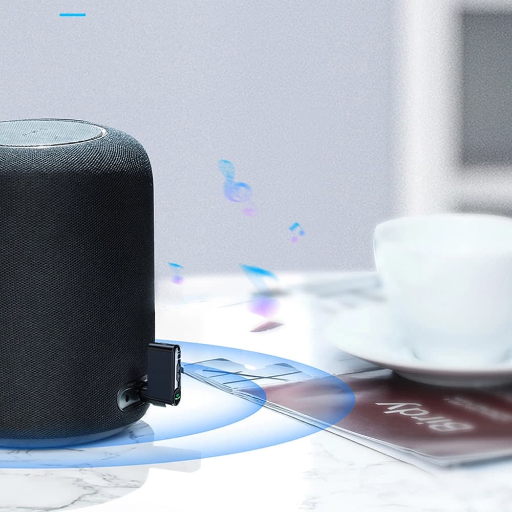 Bluetooth AUX transmitter Baseus BSBA-02 (Overseas Edition) - Μαύρο 8