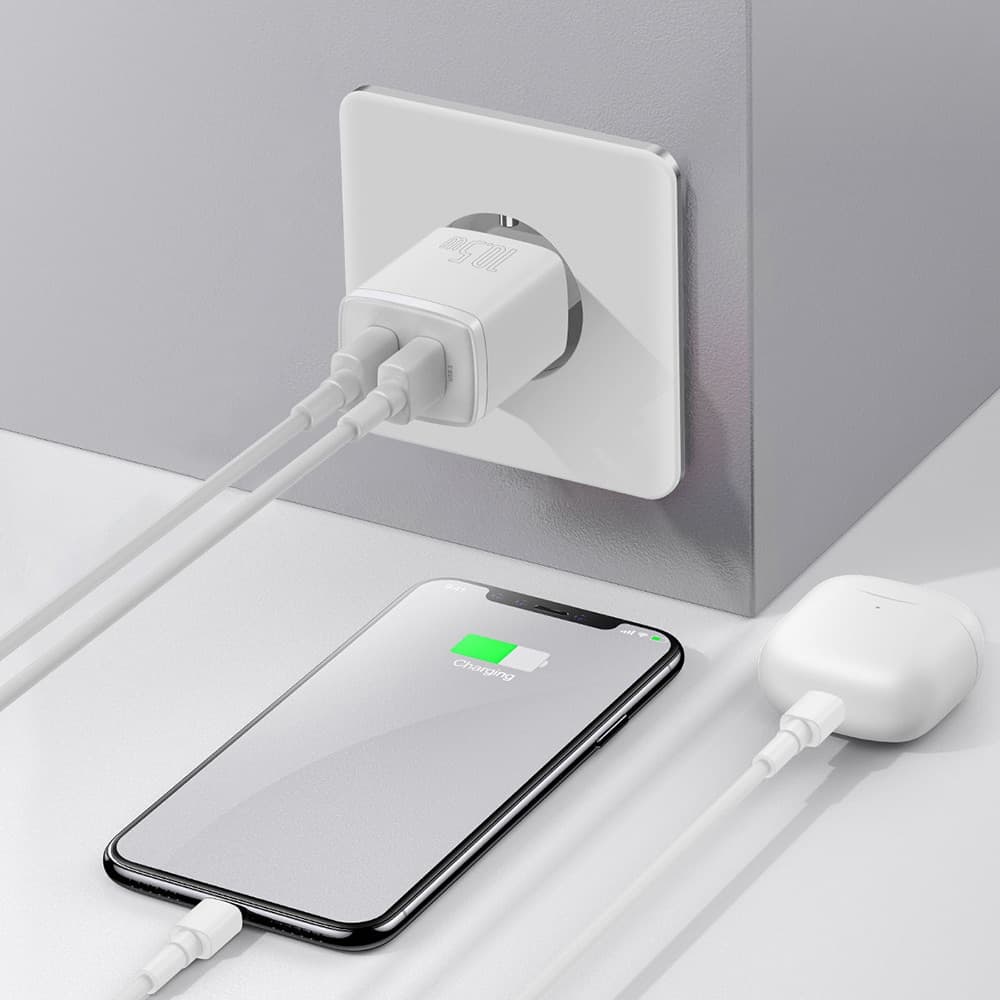 Baseus Compact charger 2x USB 10.5W white (CCXJ010202) 6