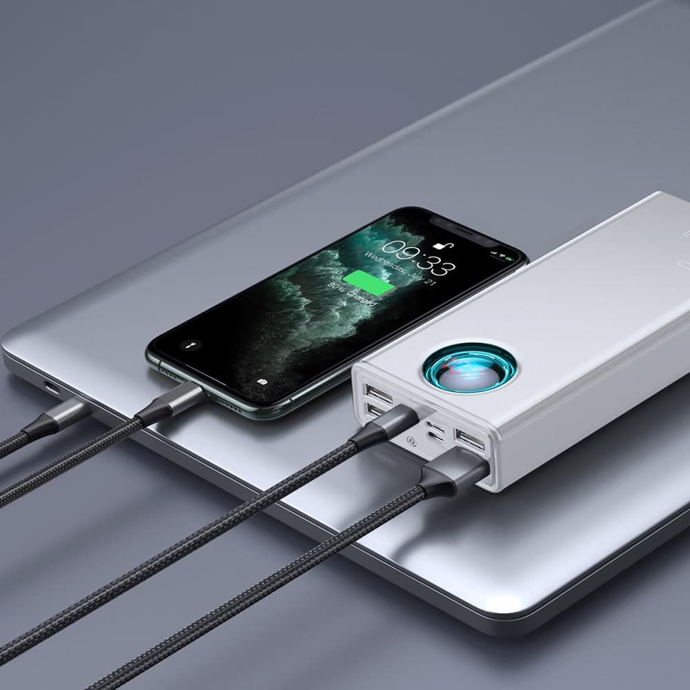 Baseus Amblight powerbank 65W 30000mAh λευκό (PPLG000102) 6