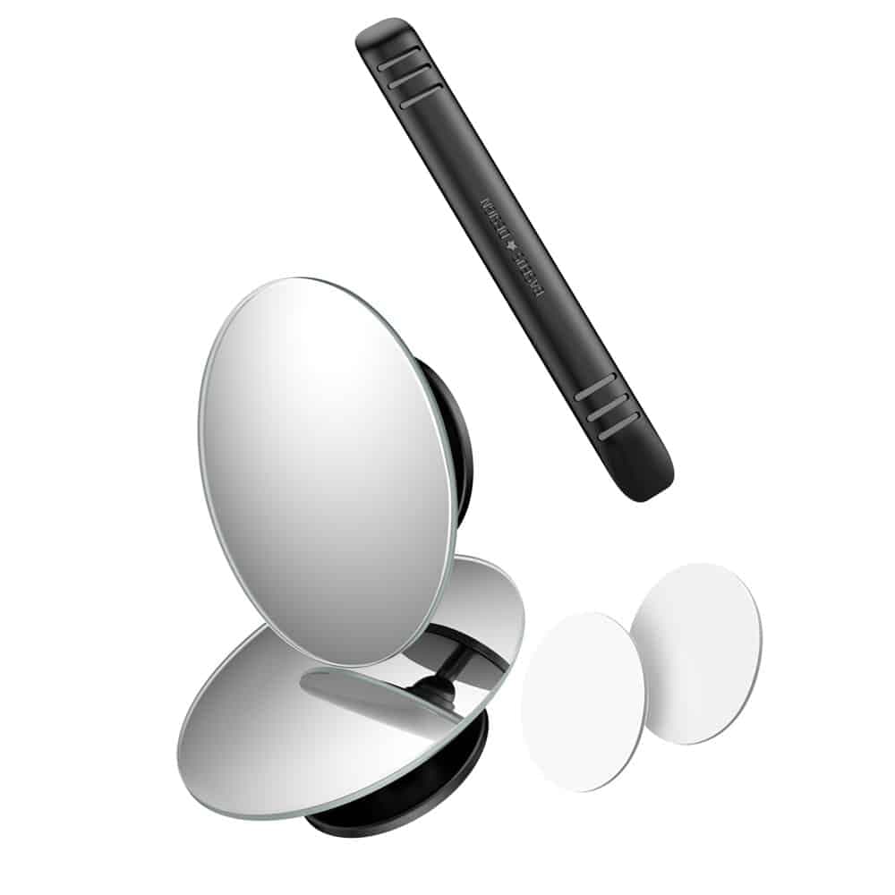 Baseus Full-view Blind-spot Mirror 2x additional car side mirror convex blind spot Μαύρο (ACMDJ-01) 4
