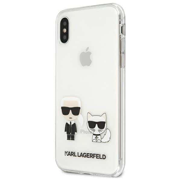 Karl Lagerfeld Karl & Choupette - θήκη για Apple iPhone XS Max - Διάφανο 2