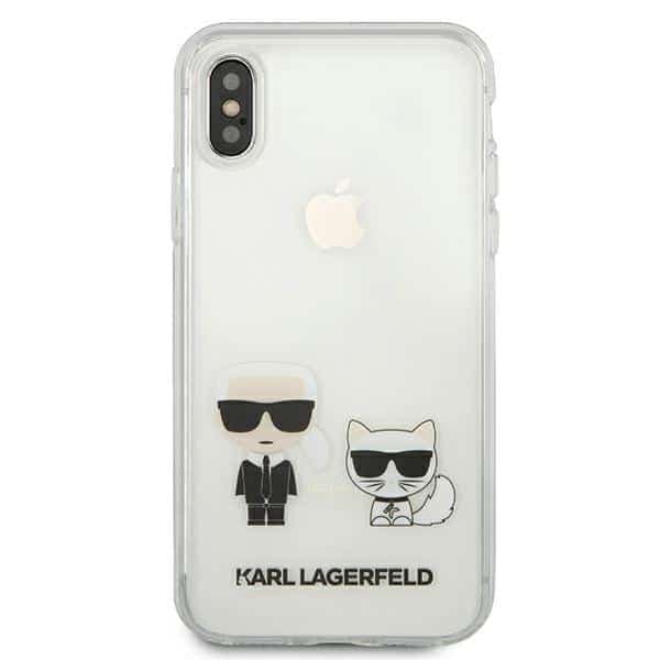 Karl Lagerfeld Karl & Choupette - θήκη για Apple iPhone XS Max - Διάφανο 3