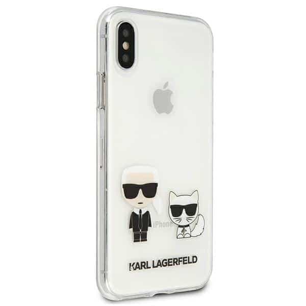 Karl Lagerfeld Karl & Choupette - θήκη για Apple iPhone XS Max - Διάφανο 4